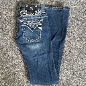 Miss Me Dark Blue Boot Cut Jeans